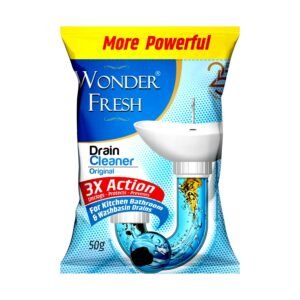 Drain Cleaner Powder 50g – Clog Remover for Sinks, Pipes & Drains | Wonder Fresh