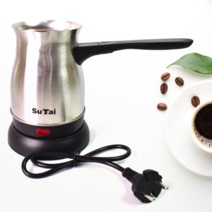 Electric Coffee Maker – 800ml Stainless Steel Multi-Purpose Brewer