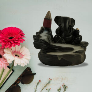 Ganesh Smoke Fountain – Backflow Incense Burner for Pooja & Home Decor