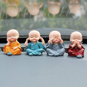 Baby Buddha 4-Piece Showpiece Set – Peaceful Home & Office Decor