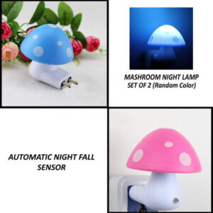 Automatic Mushroom Night Sensor Lamp – Multicolour LED