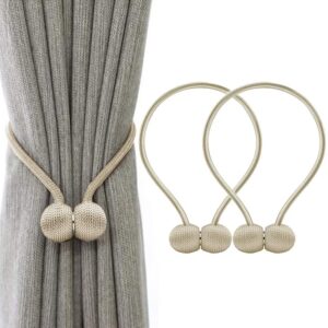 Pearl curtain tiebacks 2 piece set