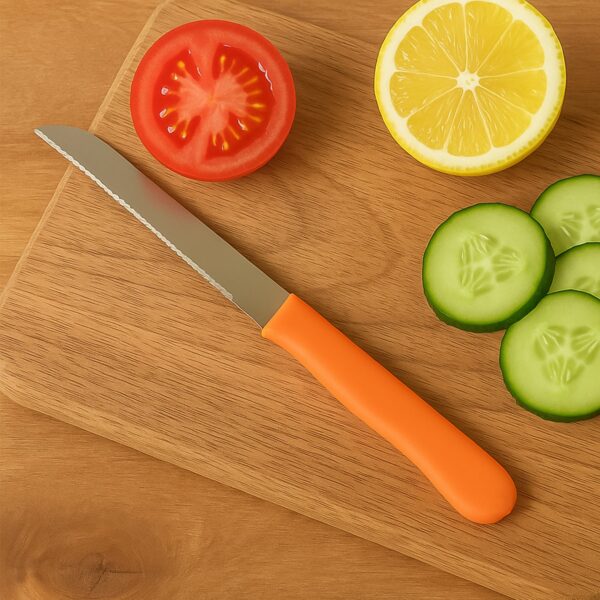 Stainless Steel Plain Kitchen Knife – Sharp Rust-Resistant Blade with Ergonomic Handle
