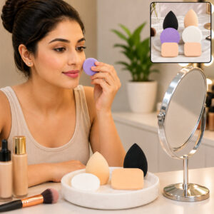 Makeup Sponges Set – Latex-Free Beauty Blenders for Flawless Liquid & Cream Application