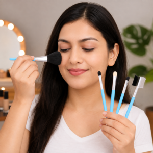 Makeup Brushes Kit 5-Piece – Ultra-Soft Synthetic Brush Set for Foundation, Eyeshadow & Blush