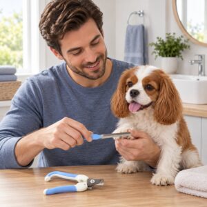 Pet Nail Clipper and File Set – Stainless Steel Grooming Kit for Dogs & Cats