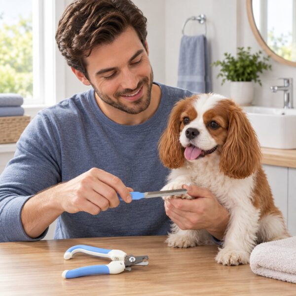 Pet Nail Clipper and File Set – Stainless Steel Grooming Kit for Dogs & Cats