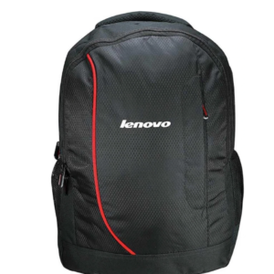 🎒 Lenovo 20L black canvas laptop backpack.