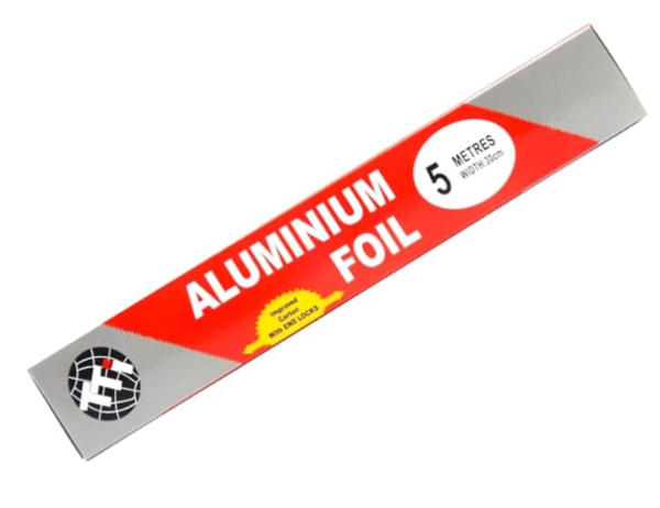 Heavy Duty Aluminium Foil Roll – 5 Meter x 300mm Kitchen Foil