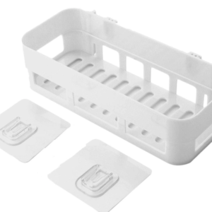 🚿 No-drill self-adhesive sink holder with drainage basket.