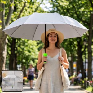 Wine Bottle Umbrella – Compact Windproof Travel Umbrella with Bottle-Shaped Case | DrizzlePro